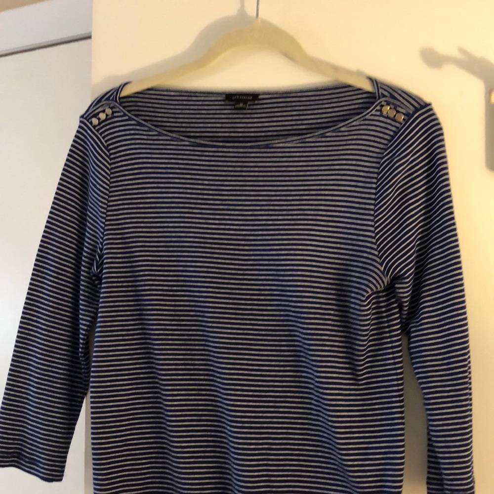 Ann Taylor cotton top 3/4 sleeve